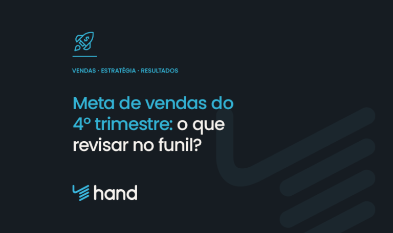 Meta de vendas do 4º trimestre